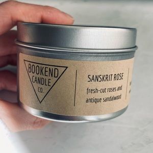 Bookend Candle and Co Sanskrit Rose